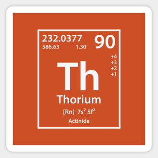 Thorium Element Sticker